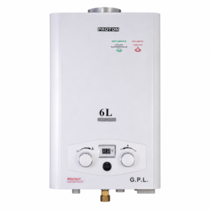 Chauffe-eau à gaz PROTON 6L/min – سخان ماء غازي فوري أوتوماتيكي آمن واقتصادي